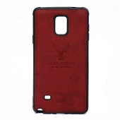 قاب چرمی سامسونگ Galaxy Note 4 طرح گوزن زرشکی