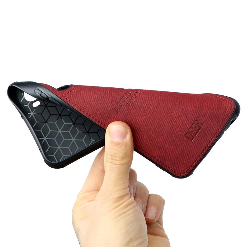 قاب طرح گوزن Xiaomi Note 8 زرشکی