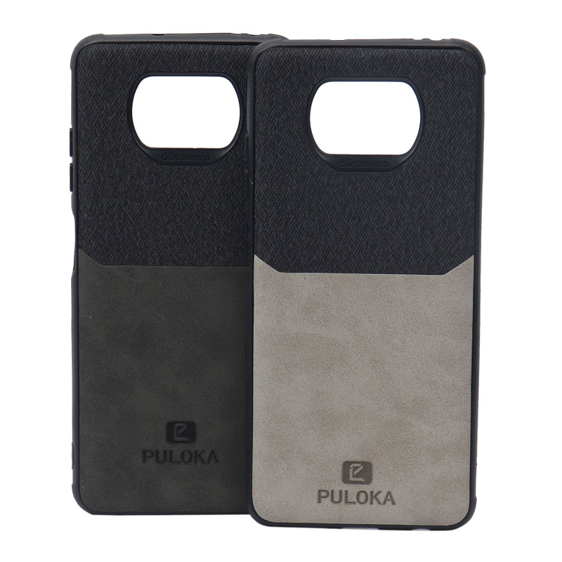 قاب دوتکه چرمی PULOKA شیائومی Poco x3/x3 NFC/x3 pro