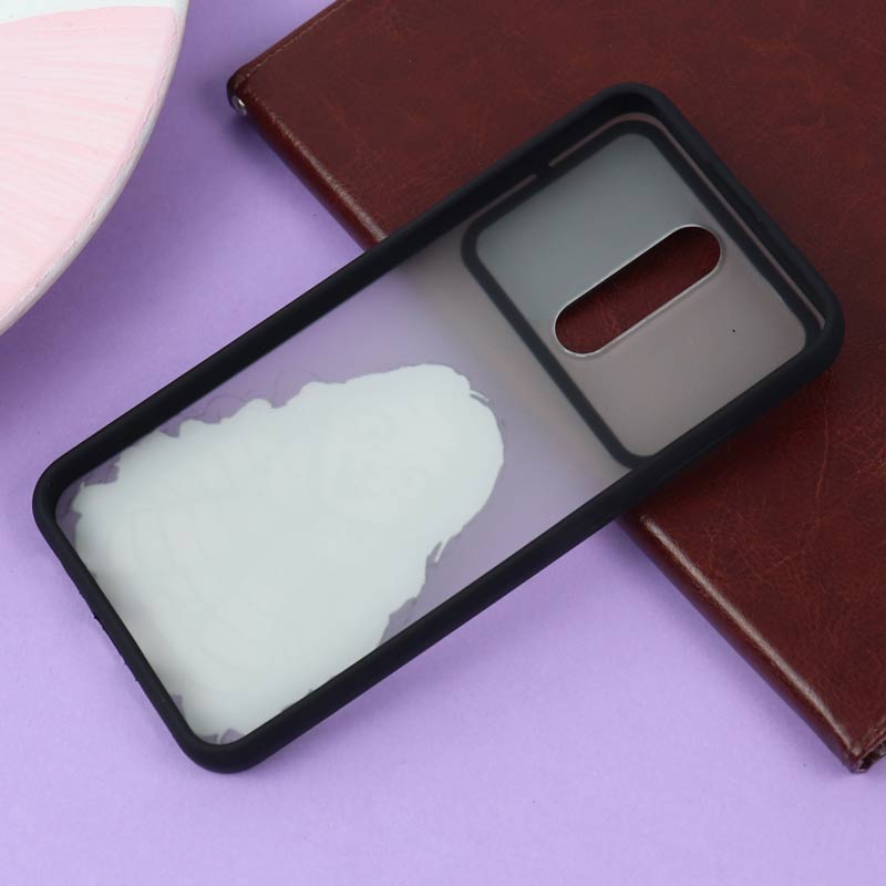 قاب محافظ لنز دار کشویی طرحدار مشکی Xiaomi Redmi 8/8A