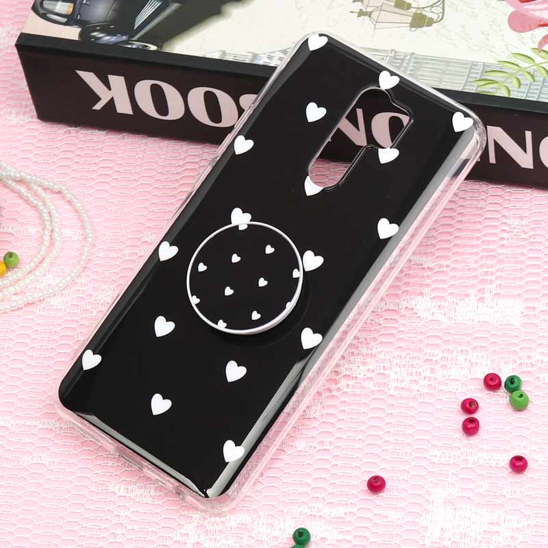 قاب سوپر IMD دور شفاف پاپ سوکت دار Xiaomi Redmi 9 قلبی