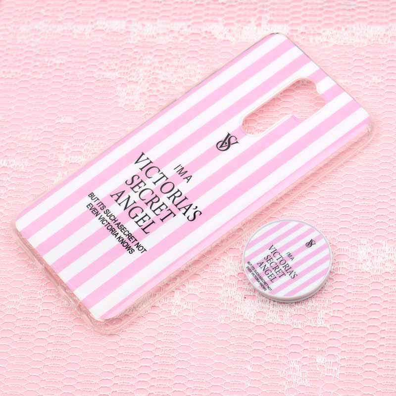 قاب سوپر IMD دور شفاف پاپ سوکت دار Xiaomi Redmi 9 ویکتوریا