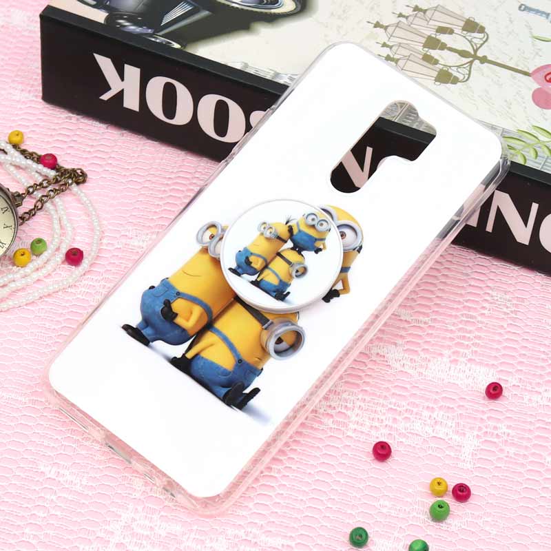 قاب سوپر IMD دور شفاف پاپ سوکت دار Xiaomi Redmi 9 مینیون