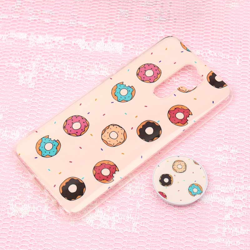 قاب سوپر IMD دور شفاف پاپ سوکت دار Xiaomi Redmi 9 دونات