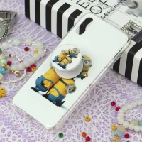 قاب سوپر IMD دور شفاف پاپ سوکت دار Xiaomi Redmi 9A مینیون