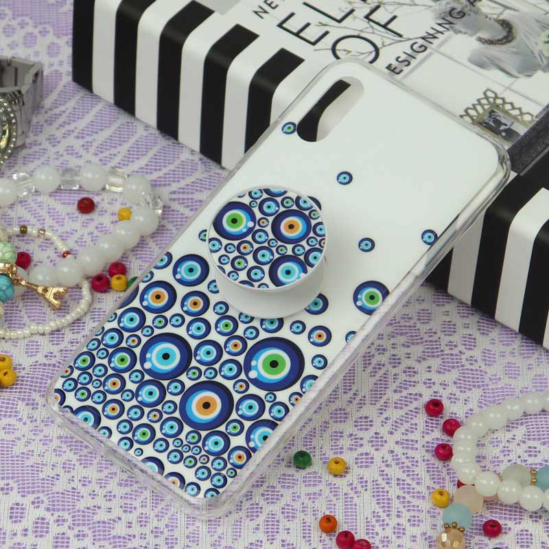 قاب سوپر IMD دور شفاف پاپ سوکت دار Xiaomi Redmi 9A چشم و نظر
