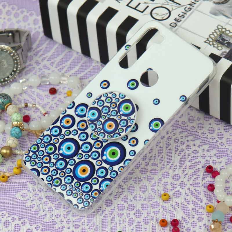 قاب سوپر IMD دور شفاف پاپ سوکت دار Xiaomi Redmi Note 8 چشم و نظر