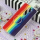 قاب سوپر IMD دور شفاف پاپ سوکت دار Xiaomi Redmi Note 8 Pro رنگین کمانی