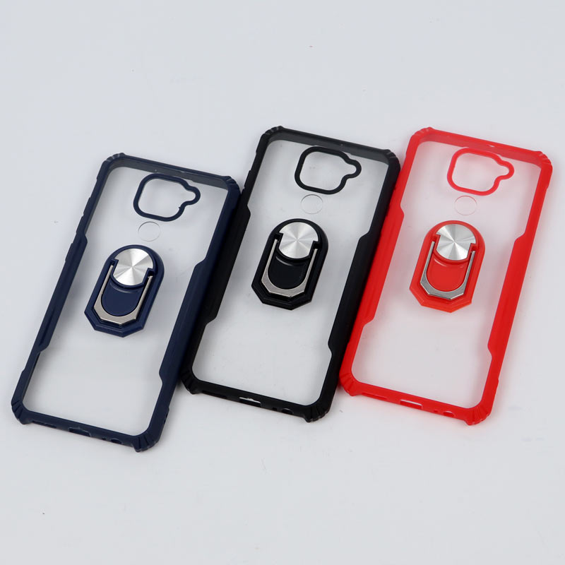 قاب PC شفاف هولدردار Xiaomi Redmi Note 9