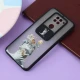 قاب شیائومی Redmi Note 9 طرح دار مشکی محافظ لنزدار کشویی