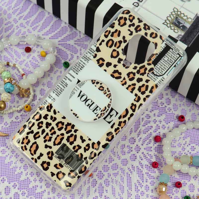 قاب سوپر IMD دور شفاف VOGUE پاپ سوکت دار Xiaomi Redmi Note 9S