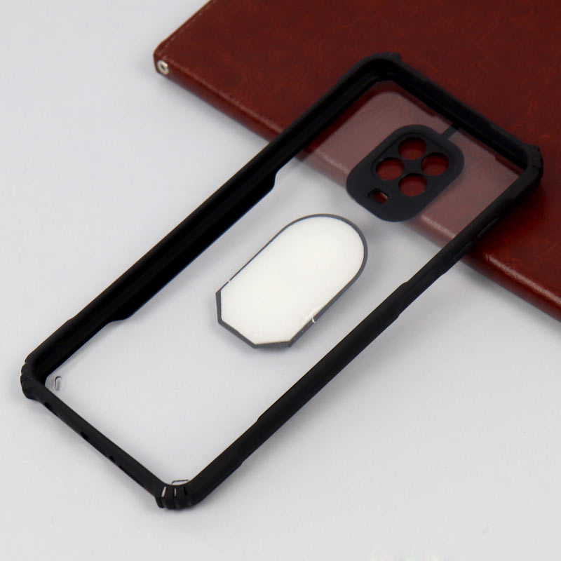 قاب PC شفاف هولدردار Xiaomi Redmi Note 9S / Note 9 Pro