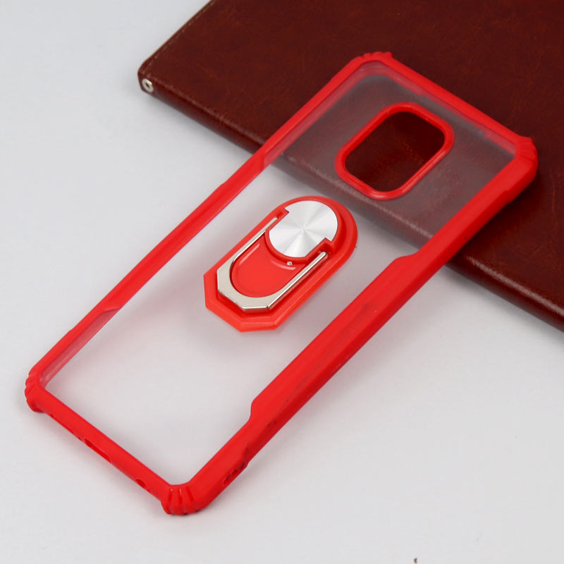 قاب PC شفاف هولدردار Xiaomi Redmi Note 9S / Note 9 Pro