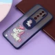 قاب شیائومی Redmi Note 8 Pro طرح دار سرمه ای محافظ لنزدار کشویی