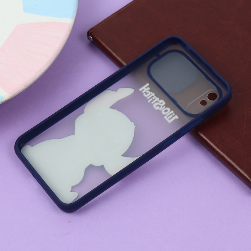 قاب محافظ لنز دار کشویی طرحدار سرمه ای Xiaomi Redmi 9A