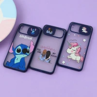 قاب محافظ لنز دار کشویی طرحدار سرمه ای Xiaomi Redmi 9A