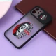 قاب آیفون iPhone 12 طرح دار مشکی محافظ لنزدار کشویی