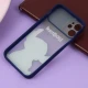 قاب آیفون iPhone 12 Mini طرح دار سرمه ای محافظ لنزدار کشویی
