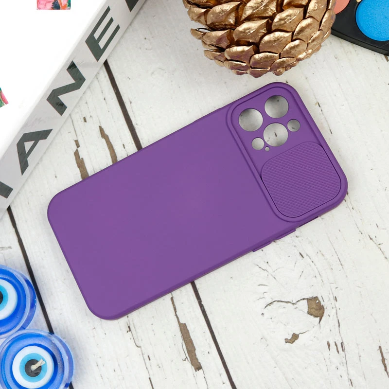 قاب سیلیکونی محافظ لنز کشویی iPhone 12 Pro