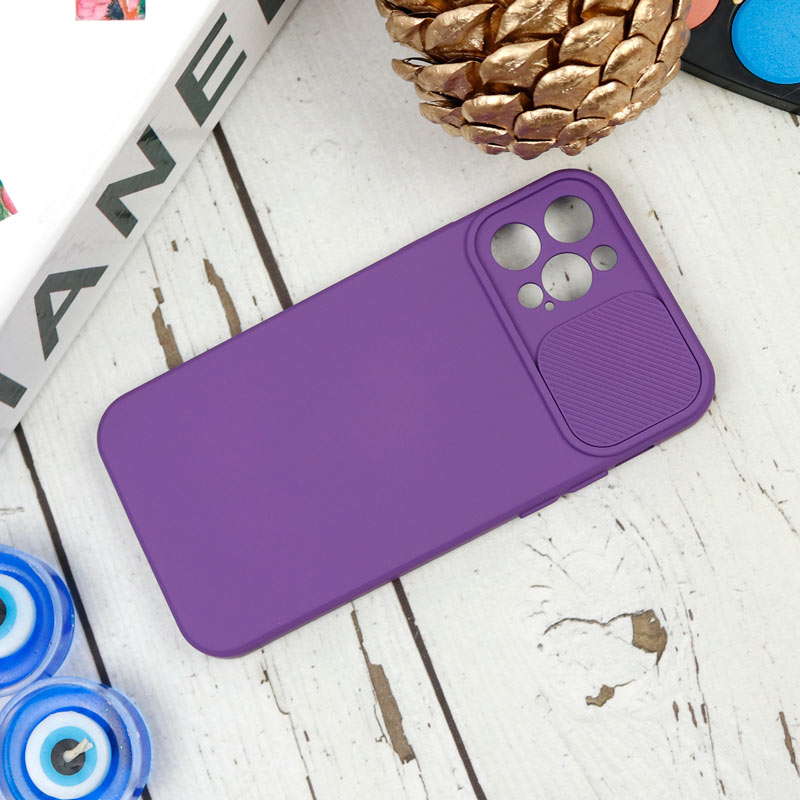قاب سیلیکونی محافظ لنز کشویی iPhone 12 Pro