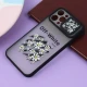 قاب آیفون iPhone 12 Pro Max طرح دار مشکی محافظ لنزدار کشویی