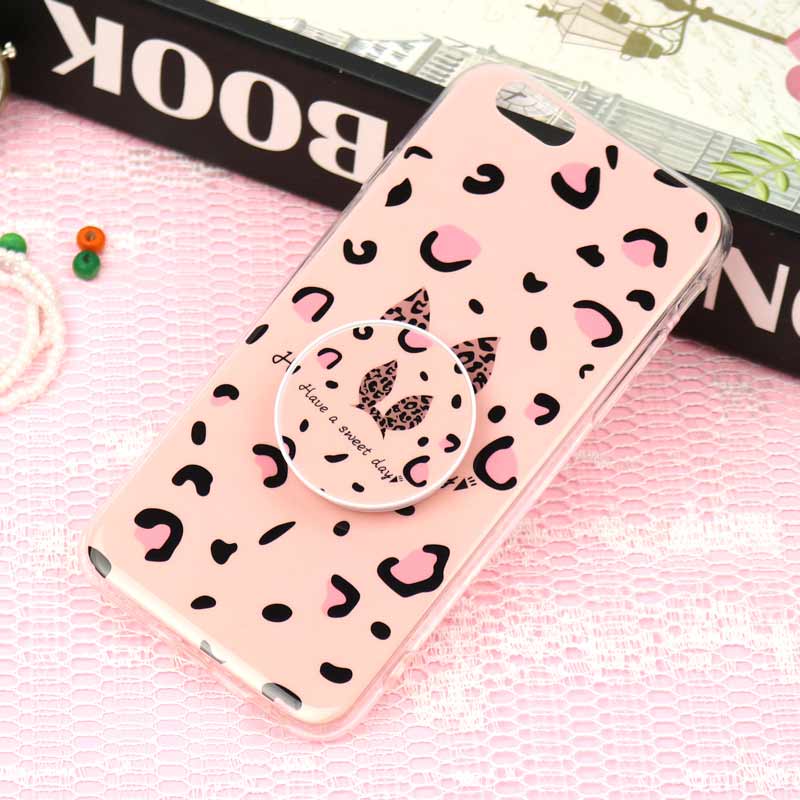 قاب سوپر IMD دور شفاف پاپ سوکت دار iPhone 6/6s خرگوش