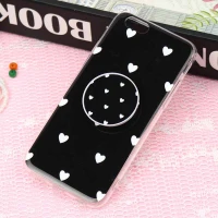 قاب سوپر IMD دور شفاف پاپ سوکت دار iPhone 6/6s قلبی