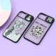 قاب آیفون iPhone 7 Plus / 8 Plus طرح دار مشکی محافظ لنزدار کشویی