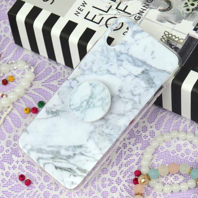 قاب سوپر IMD دور شفاف پاپ سوکت دار iPhone XS Max سنگی