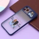 قاب آیفون iPhone 11 Pro Max طرح دار سرمه ای محافظ لنزدار کشویی