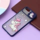 قاب آیفون iPhone 7 Plus / 8 Plus طرح دار سرمه ای محافظ لنزدار کشویی