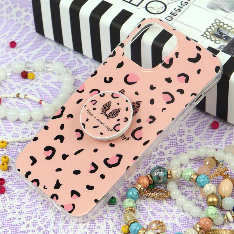 قاب سوپر IMD دور شفاف پاپ سوکت دار iPhone 12 Pro Max خرگوش