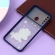 قاب سامسونگ Galaxy A20s طرح دار سرمه ای محافظ لنزدار کشویی