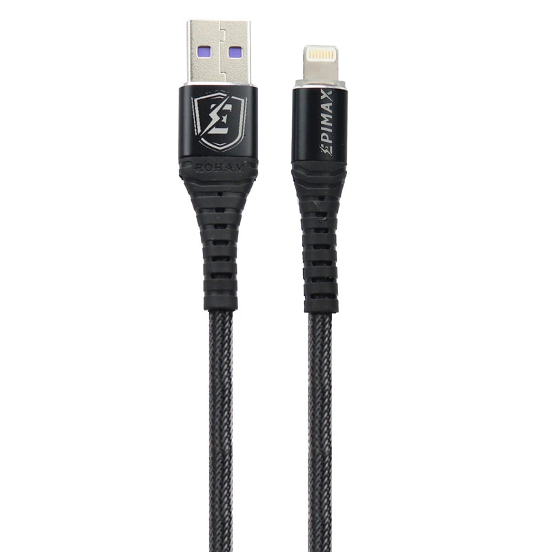 کابل لایتنینگ فست شارژ 5 آمپر اپی مکس EC-12 طول 1.2 متر