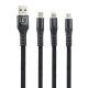 کابل 3 سر فست شارژ Epimax EC-24 5A 1.2m