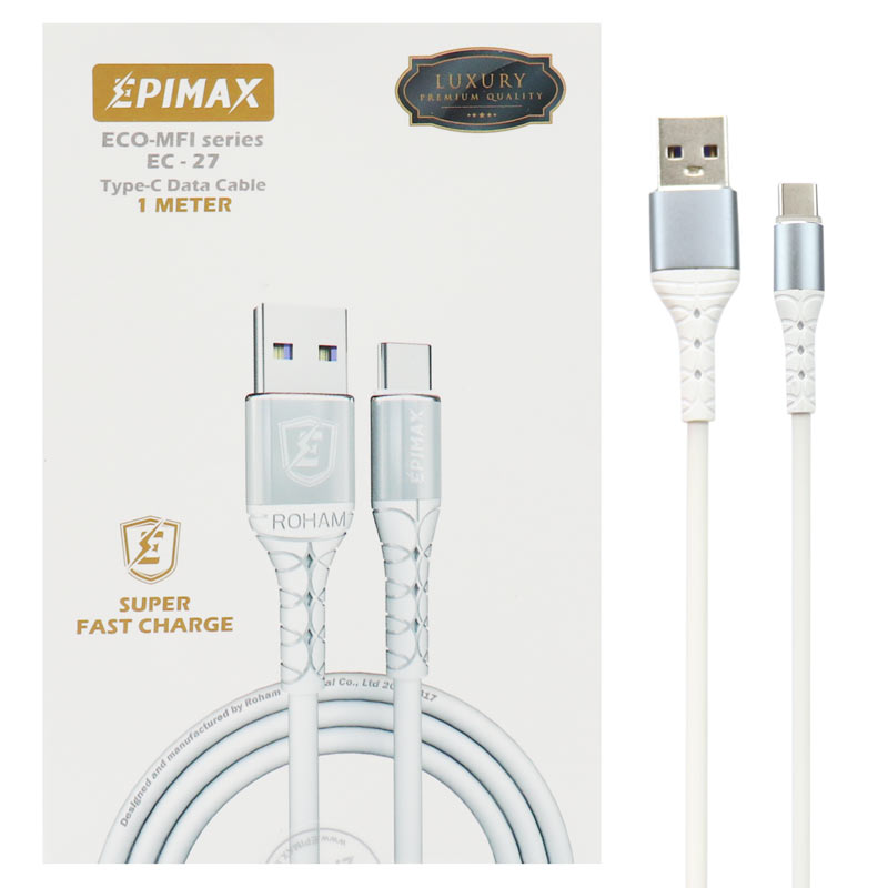 کابل فست شارژ Epimax EC-27 5A 1m Type-C