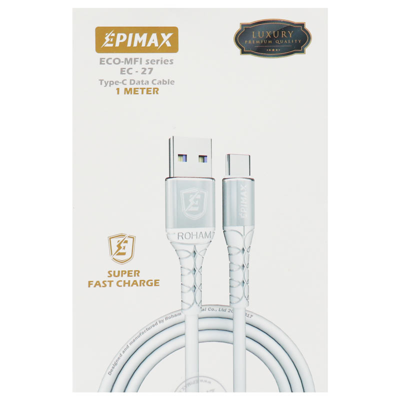 کابل فست شارژ Epimax EC-27 5A 1m Type-C