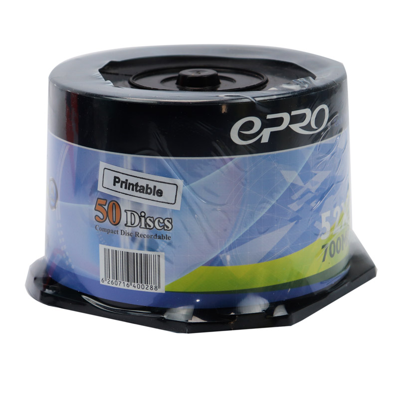 CD خام اپرو Epro Printable بسته 50 عددی