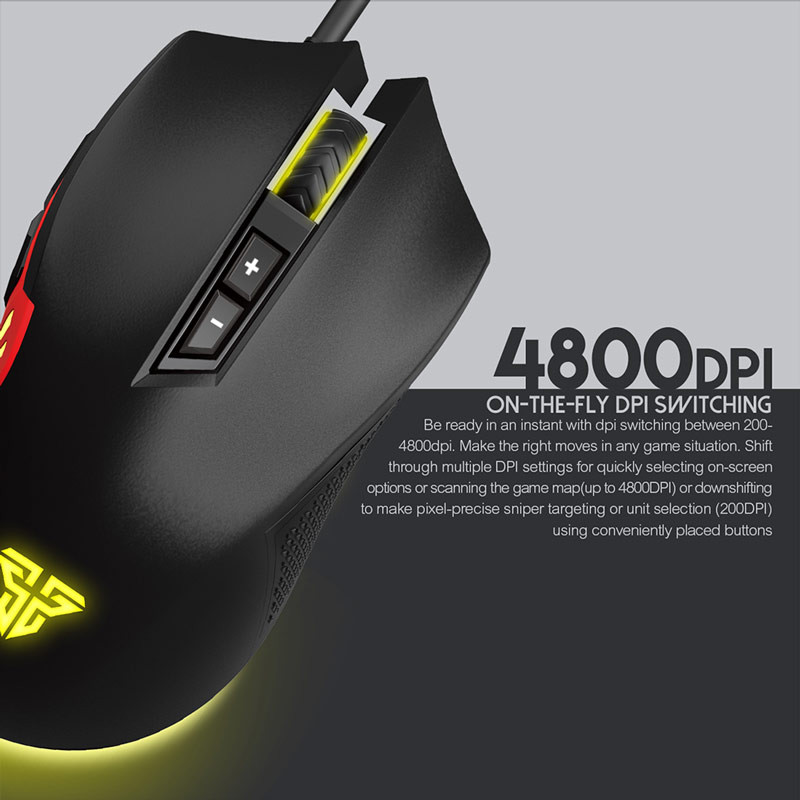 موس گیمینگ فنتک Fantech X15 Phantom Macro RGB