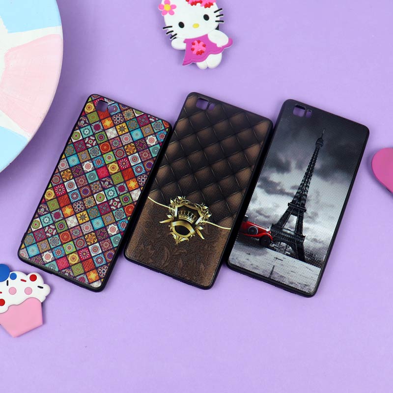قاب فانتزی برجسته دخترانه هواوی Honor P8 Lite سری 3