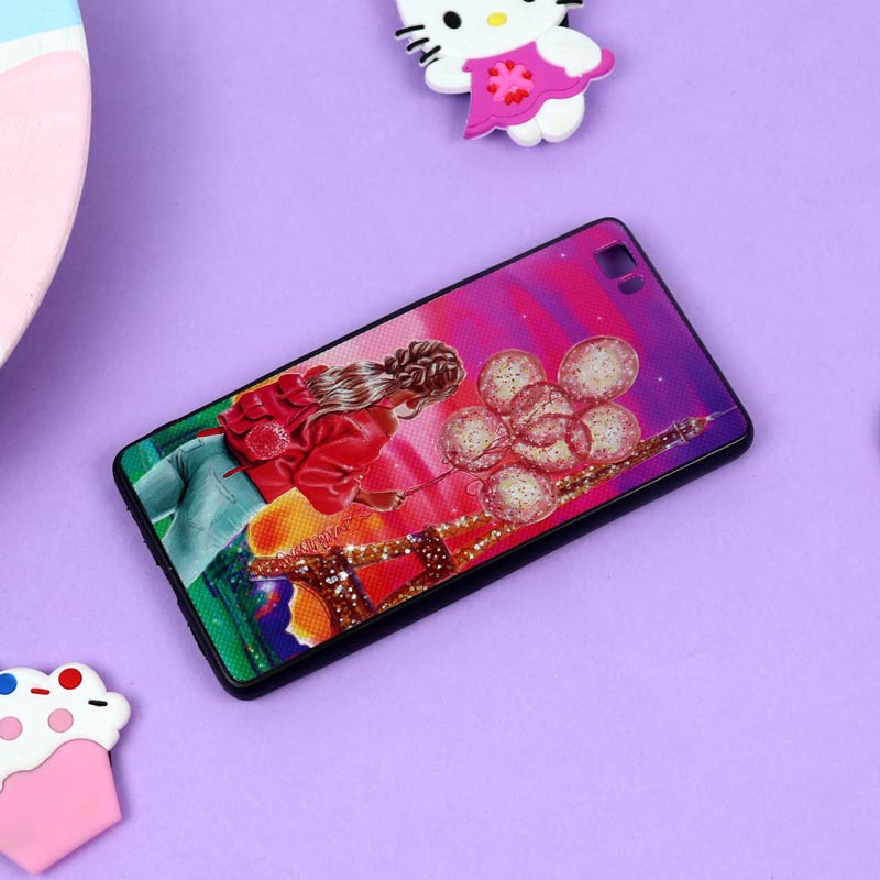 قاب فانتزی برجسته دخترانه هواوی Honor P8 Lite سری 3