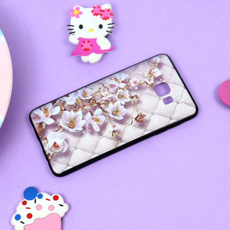 قاب فانتزی برجسته دخترانه سامسونگ C7 Pro سری 3