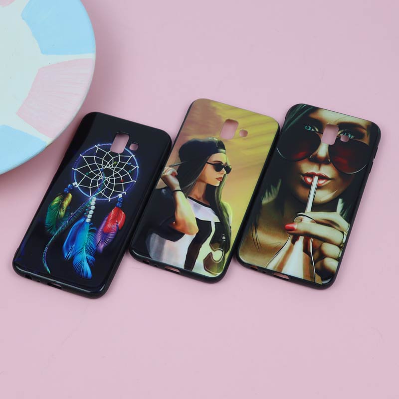 قاب فانتزی برجسته دخترانه سامسونگ J6 Plus سری 5