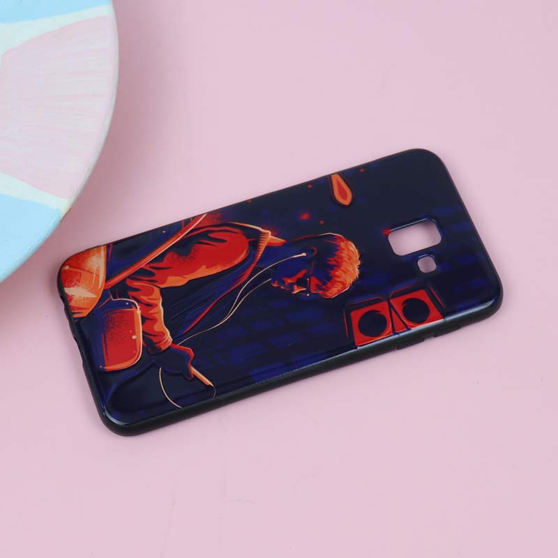 قاب فانتزی برجسته پسرانه سامسونگ J6 Plus سری 5
