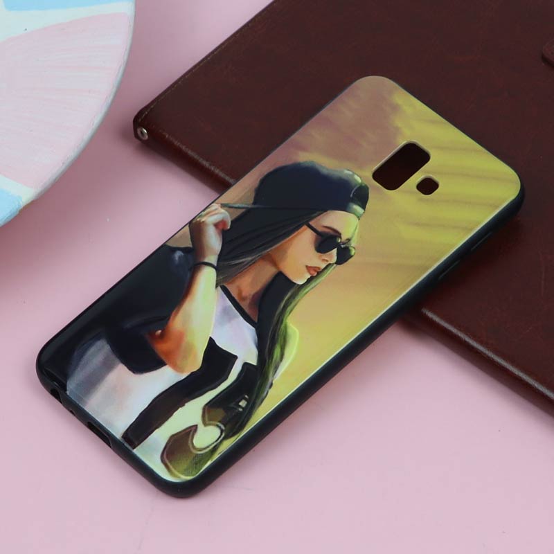 قاب فانتزی برجسته دخترانه سامسونگ J6 Plus سری 5