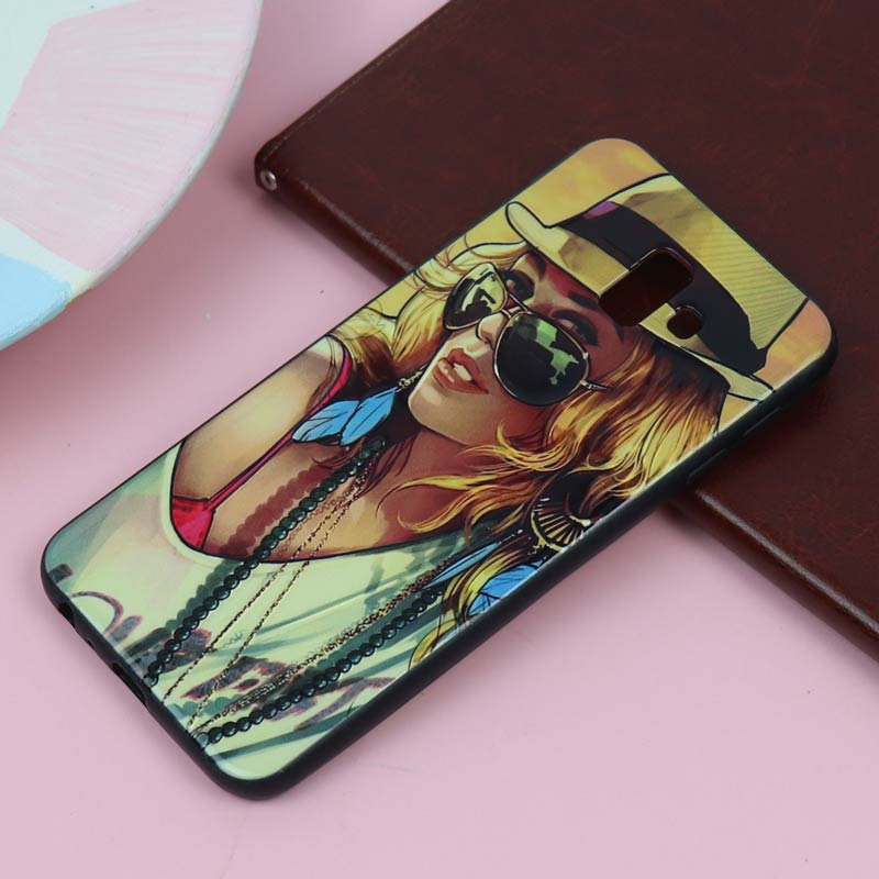 قاب فانتزی برجسته دخترانه سامسونگ J6 Plus سری 5