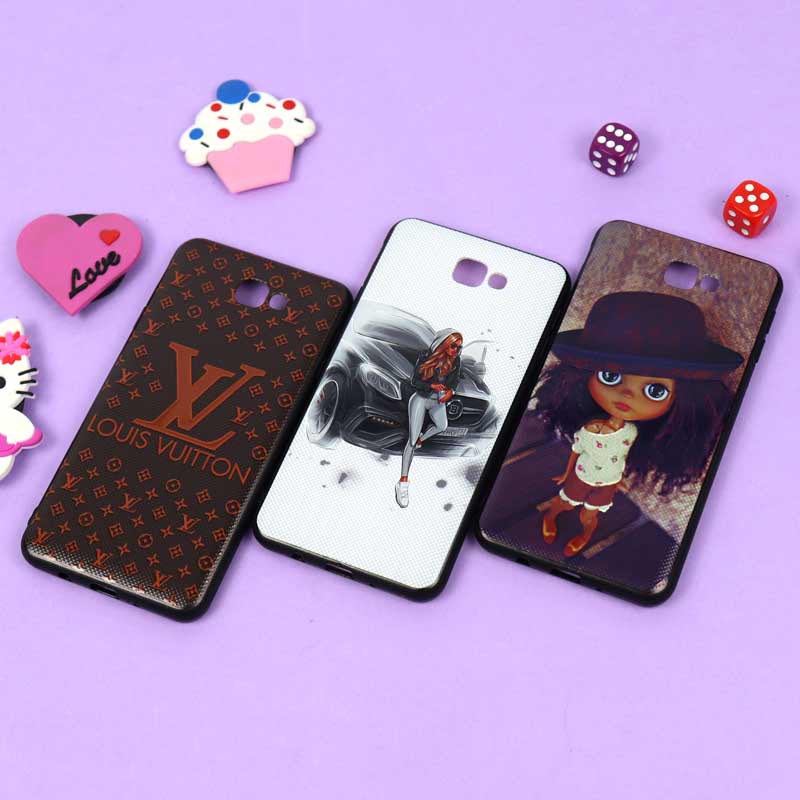 قاب فانتزی برجسته دخترانه سامسونگ J7 Prime سری 3