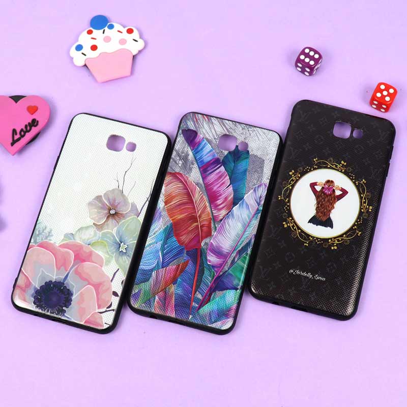 قاب فانتزی برجسته دخترانه سامسونگ J7 Prime سری 3