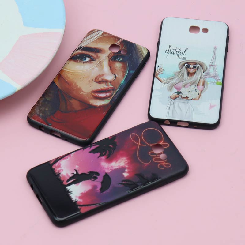 قاب فانتزی برجسته دخترانه سامسونگ J7 Prime سری 5