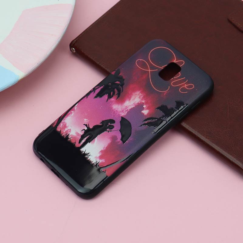 قاب فانتزی برجسته دخترانه سامسونگ J7 Pro سری 5